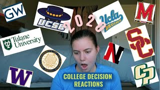 COLLEGE DECISION REACTIONS 2020  UCLA USC TULANE NORTHEASTERN  7 MORE [upl. by Sterling]