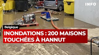 Inondations  200 maisons touchées et des rues détruites à Hannut  JT RTBF [upl. by Ignacio]