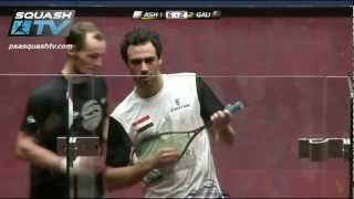 Squash  MegaRallies  Ramy Ashour v Gregory Gaultier ToC 2013  EP16 [upl. by Encrata]