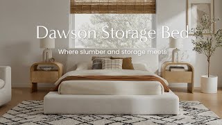 Castlery Lookbook Dawson Storage Bed [upl. by Damalis602]