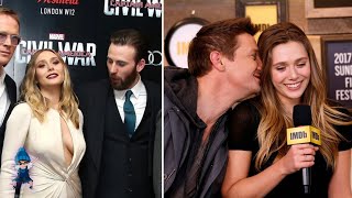 Elizabeth Olsen Being THIRSTED Over By Avengers [upl. by Oniram]