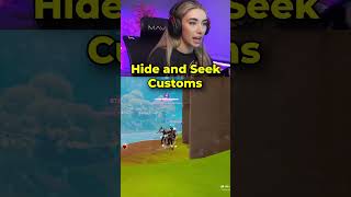 Hide n seek CUSTOMS fortnite sommerset hidenseek viewergames vbucks customs trending [upl. by Gee]