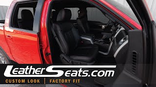 2009  2014 Ford F150 Custom Leather Interior Kit  Leatherseatscom [upl. by Rebliw]