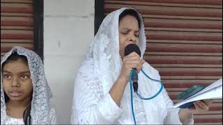 quotPrarthana valne payanam quotTelugu song in Kerala street evangelism Sang by Silvia Jaison [upl. by Anahsit]