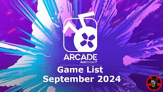 Antstream Arcade  Game List September 2024 [upl. by Guria853]