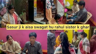 Mampi k papa aisa swagat hua rahul k sister 🏡 ghar sudden didi k ghar kyn jana pad rha sbko vlog [upl. by Hittel795]