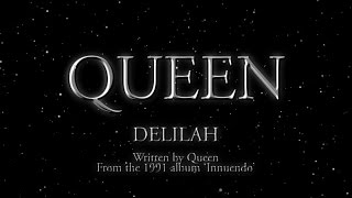 Queen  Delilah Official Lyric Video [upl. by Shela249]