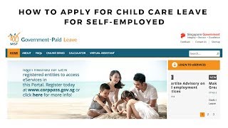 How to claim for government paid child care leave in Singapore [upl. by Anawad]