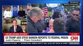 CNN Interview Inside Steve Bannons First Day in Federal Prison [upl. by Kirtley]