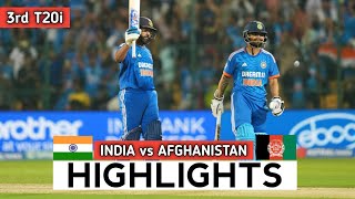 India vs Afghanistan 3rd T20 2024 Highlights  IND vs AFG 2024  IND vs AFG 3rd T20 Highlights 2024 [upl. by Olbap]