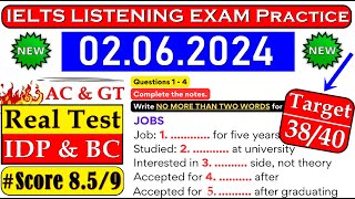 IELTS LISTENING PRACTICE TEST 2024 WITH ANSWERS  02062024 [upl. by Harper23]