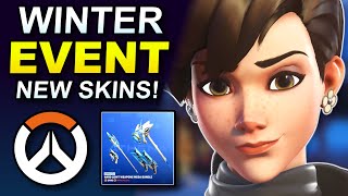 NEW Skins Winter Fair amp Event Pass  Overwatch 2 Winter Wonderland Event [upl. by Dnalro]