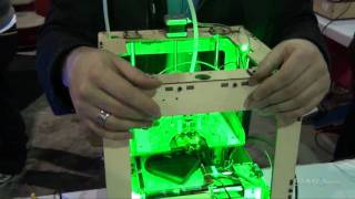 MakerBot 3D Printer Demo [upl. by Suiluj]