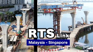 Fast Progress RTS Link Project Malaysia  Singapore  November 2023 [upl. by Kobe]