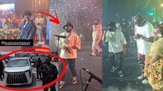 Davido and Teni Shutdown Billionaire Party as Davido Storm the Street of Lagos with Massive Convoy [upl. by Amolap]