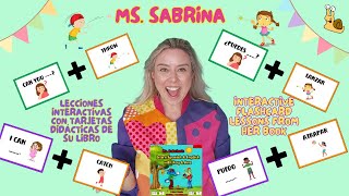 SHOCKINGLY EASY Way to Learn Spanish and English with Ms Sabrinas flashcards and book [upl. by Valtin]