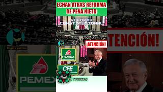 Reforma energética de PEÑA NIETO es echada para ATRAS PEMEX Y CFE empresa ESTALES [upl. by Johst]