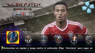 PES 2013 VALENPATCH 20132014 PSPPPSSPP [upl. by Etsirk]