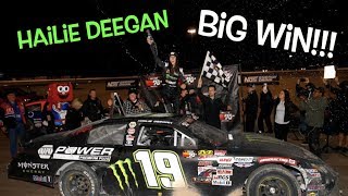 HAILIE DEEGAN WINS AT LAS VEGAS MOTOR SPEEDWAY KampN West DIRT TRACK [upl. by Constantin]