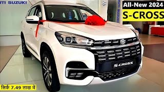 finally new s cross 2024  walkaround with on road price new s cross launched 🔥 [upl. by Netsew11]