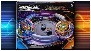 NEW HASBRO EVO ELITE CHAMPIONS BEYBLADE BURST PRO SERIES SET UNBOXINGREVIEW [upl. by Sall]