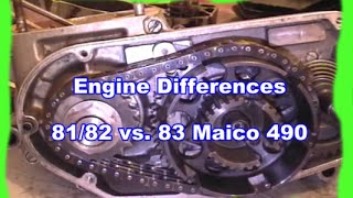 Dirtbikes 1982 vs 1983 Maico 490 Engine Differences [upl. by Scornik26]