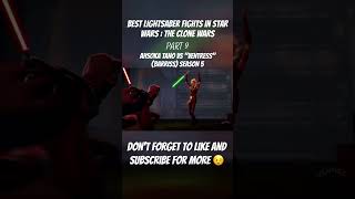 Best lightsaber fights in Star Wars  The Clone Wars PART 9 starwars ahsoka clonewars duel [upl. by Liu]