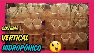 Como hacer Sistema HIDROPÓNICO VERTICAL ✅ casero con 👉 BOTELLAS de plástico [upl. by Hannahoj]