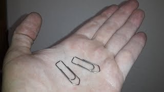 Easily Make Improvised Lock Picks With Paper Clips  Raking Demo [upl. by Livingston]