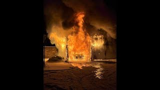 Garage fire 31 Grove St Cressona PA 1182024 part 3 of 3 [upl. by Teddie]