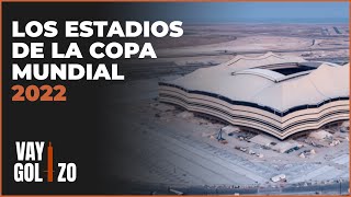 Los ESTADIOS del Mundial Catar 2022  Espectaculares y Modernos Diseños [upl. by Erlandson766]