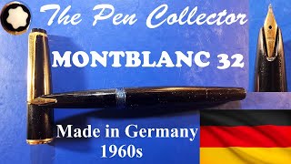 MONTBLANC 32 Fountain Pen Review [upl. by Zoubek642]