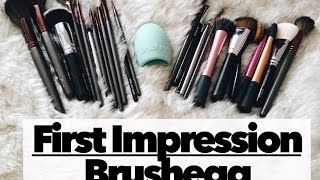 First Impression BRUSHEGG  HOW TO Pinsel reinigen  BEAUTYSALAD [upl. by Anerol]