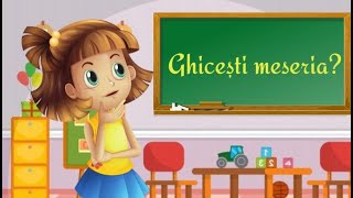 Ghicești meseria💁‍♀️❓ghicitori despre meserii [upl. by Atinreb]