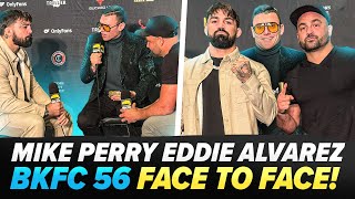 Mike Perry amp Eddie Alvarez FACE TO FACE After BODY SHOTS with The Schmo [upl. by Ripley]