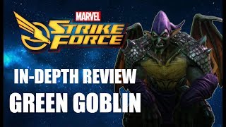 Green Goblin InDepth Review  Marvel Strike Force [upl. by Minnaminnie]