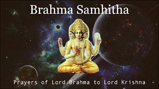 Brahma Samhitha  Govindam Adi Purusham [upl. by Aihsilef736]