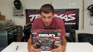 Traxxas 116th E Revo vxl unboxing and running video [upl. by Nahsed]