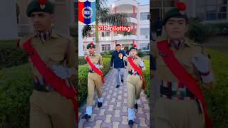 VIP piloting  Ncc JDJW Cadets 🇮🇳🫡 ncc trending shortvideo shorts viralshorts like army [upl. by Yblok]