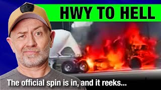 Massive EV cement truck fire official explanation versus the facts  Auto Expert John Cadogan [upl. by Paviour]