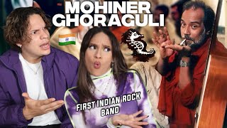 Latinos React to The First Indian Rock Band  Moheener Ghoraguli [upl. by Arammahs]