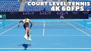 Felix AugerAliassime HIGH INTENSITY Practice With Gabriel Diallo 2023  Court Level 4K 60FPS [upl. by Leiva]