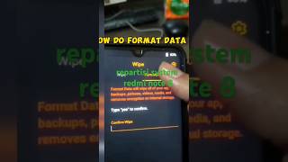 REPARTISI SYSTEM REDMI NOTE 8 GINKGO shorts customrom tutorial hyperos customromgaming [upl. by Anilec]