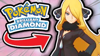 Can Cynthia Actually Become Champion In Brilliant Diamond [upl. by Ocnarf]