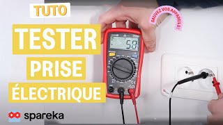 Comment tester une prise de courant avec un multimètre  astuce bricolage DIY [upl. by Veradi539]