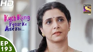 Kuch Rang Pyar Ke Aise Bhi  कुछ रंग प्यार के ऐसे भी  Episode 193  24th November 2016 [upl. by Eniala]