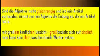 DfM 26 Deutsch Wortarten Adjektive [upl. by Ahsirt555]