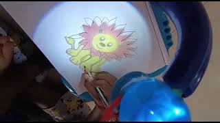 ♥️ Kids Projector table Art drawing [upl. by Arlynne]