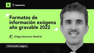 Formatos de exógena AG 2022 para retenedores en la fuente [upl. by Lyckman797]