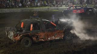 2019 Boone County Fair Demolition Derby [upl. by Orvil]